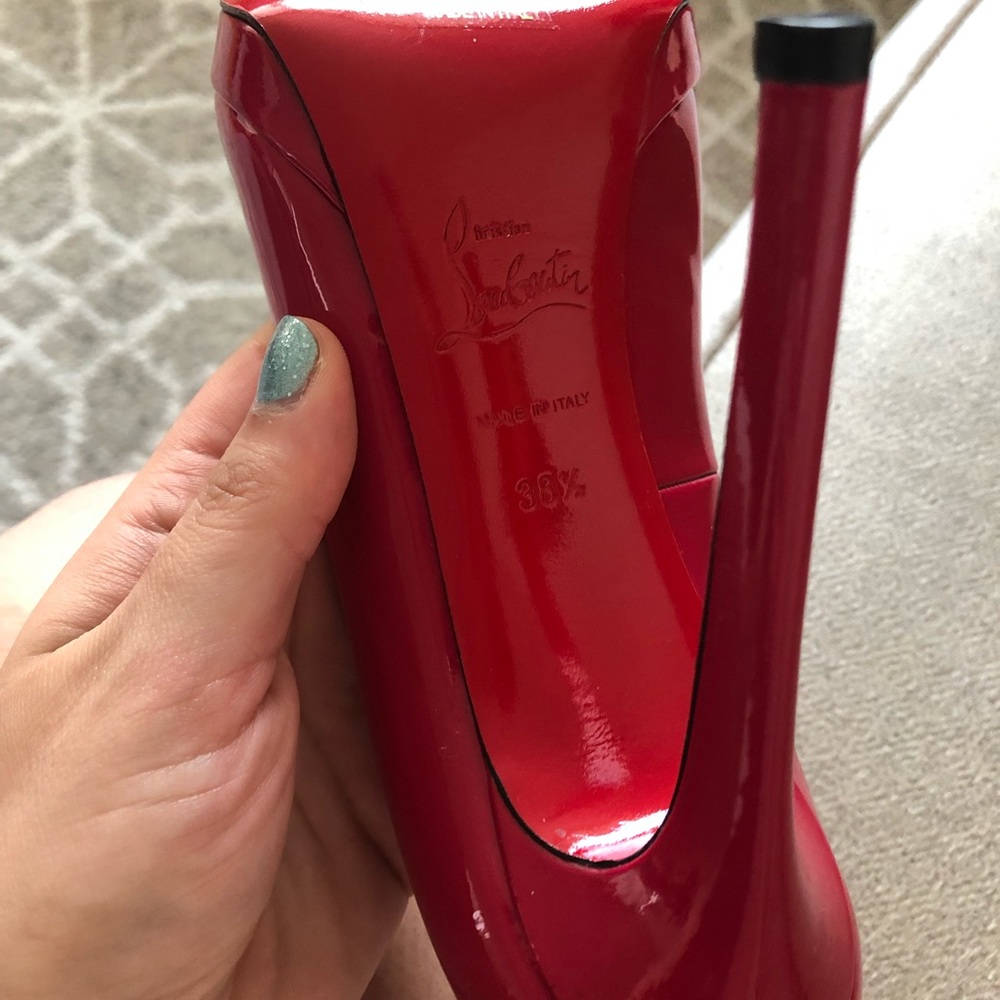 SALE Christian Louboutin Pigalle Plato Pumps 8.5 - Picture 5 of 7